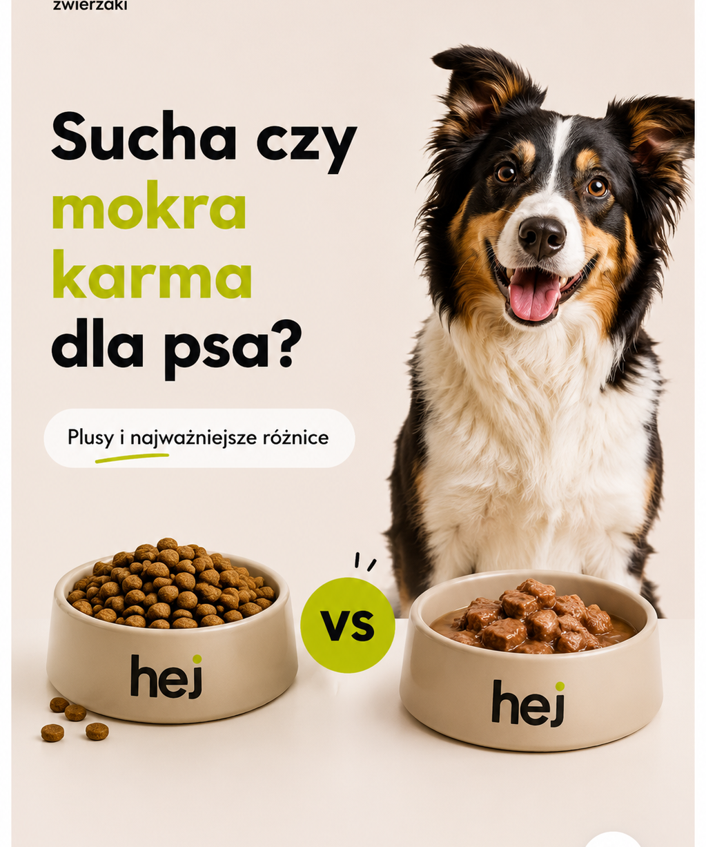 Sucha czy mokra karma dla psa? Plusy, minusy i najważniejsze różnice