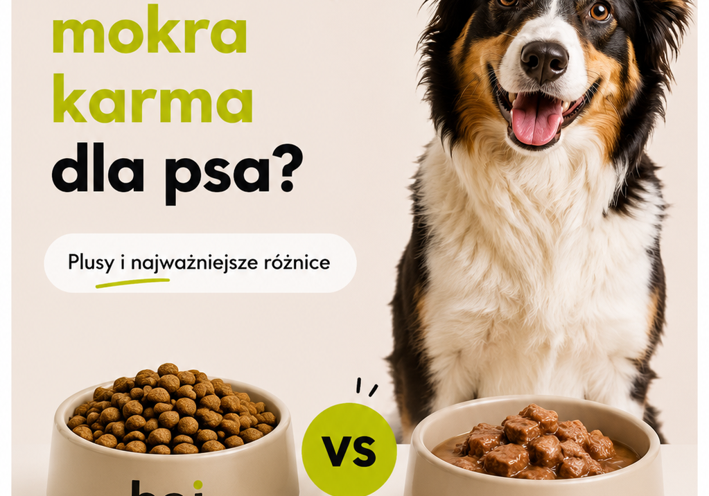 Sucha czy mokra karma dla psa? Plusy, minusy i najważniejsze różnice