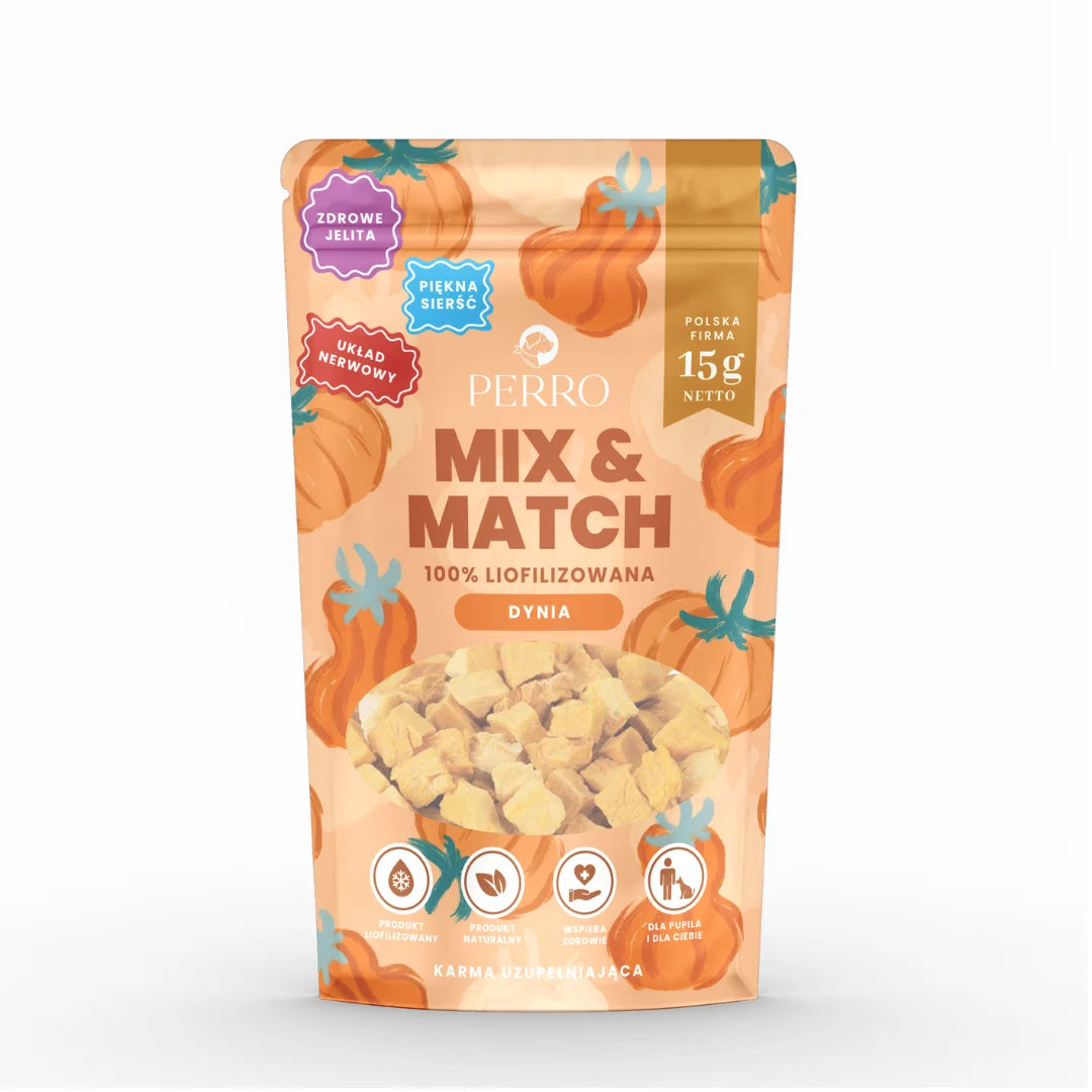 Mix & Match Dynia Liofilizowana 15g przysmak dla psa i kota