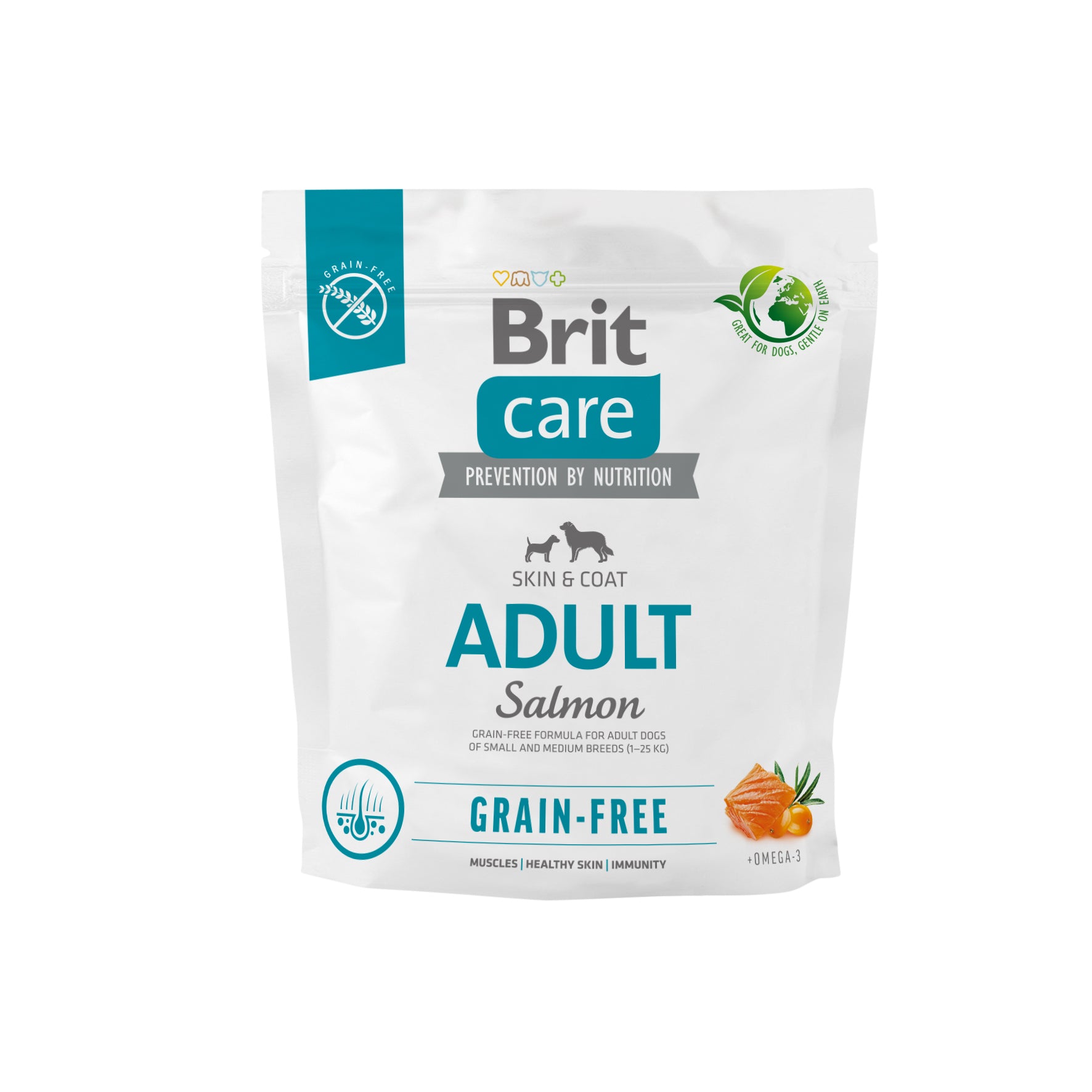 Brit Care Dog Grain-Free Adult Small & Medium, łosoś i ziemniaki
