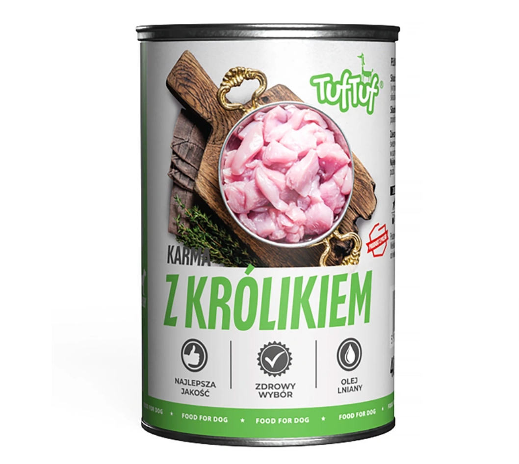 TUF TUF Karma Mokra dla Psa Jagnięcina 400 g