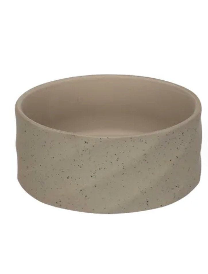 Flamingo miska ceramiczna dla psa Hasel 450 ml szara