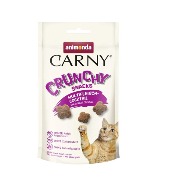 Animonda Carny Crunchy Snack koktajl mięsny przysmaki dla kota 50g