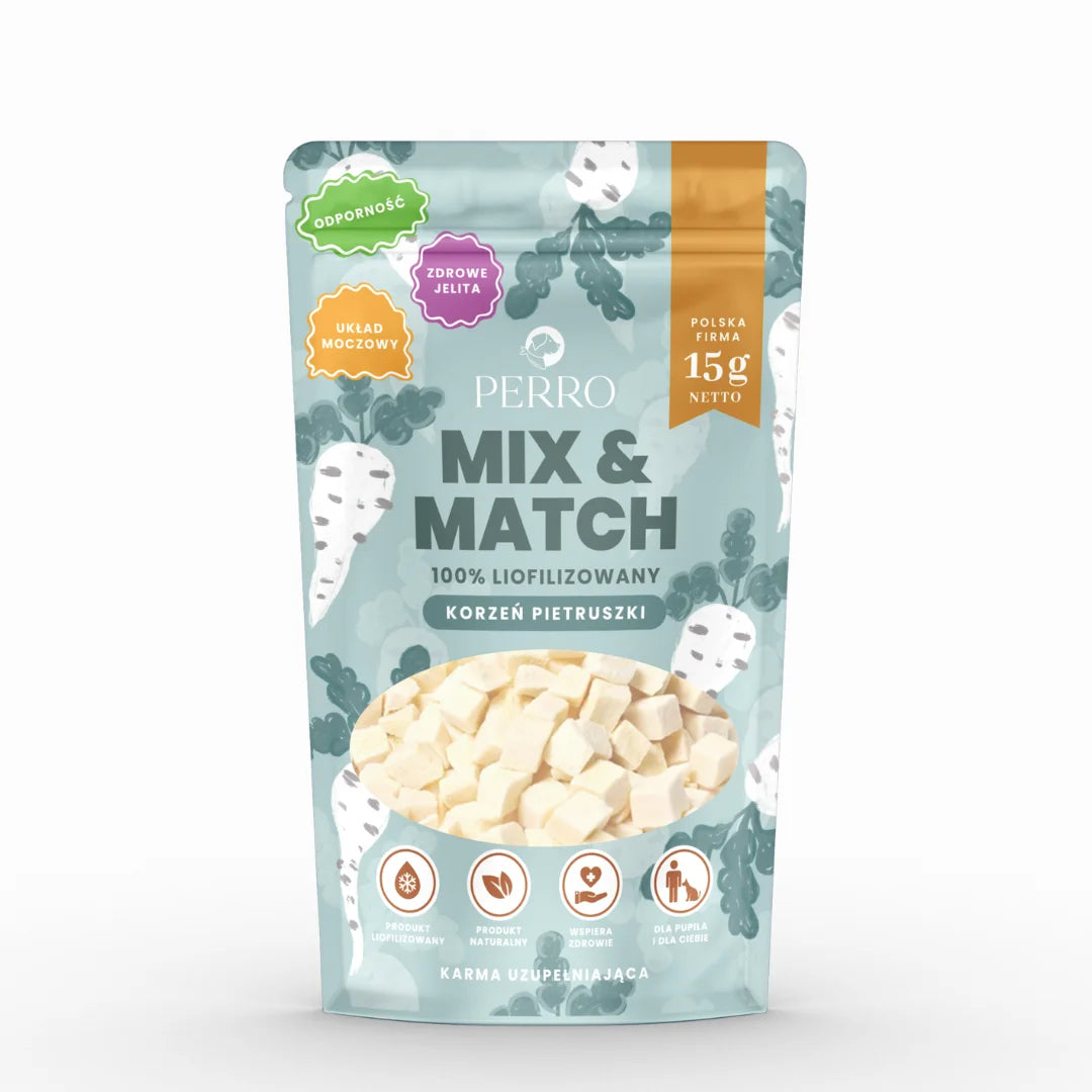 MIX & MATCH Korzeń Pietruszki – przysmak dla psa 15g