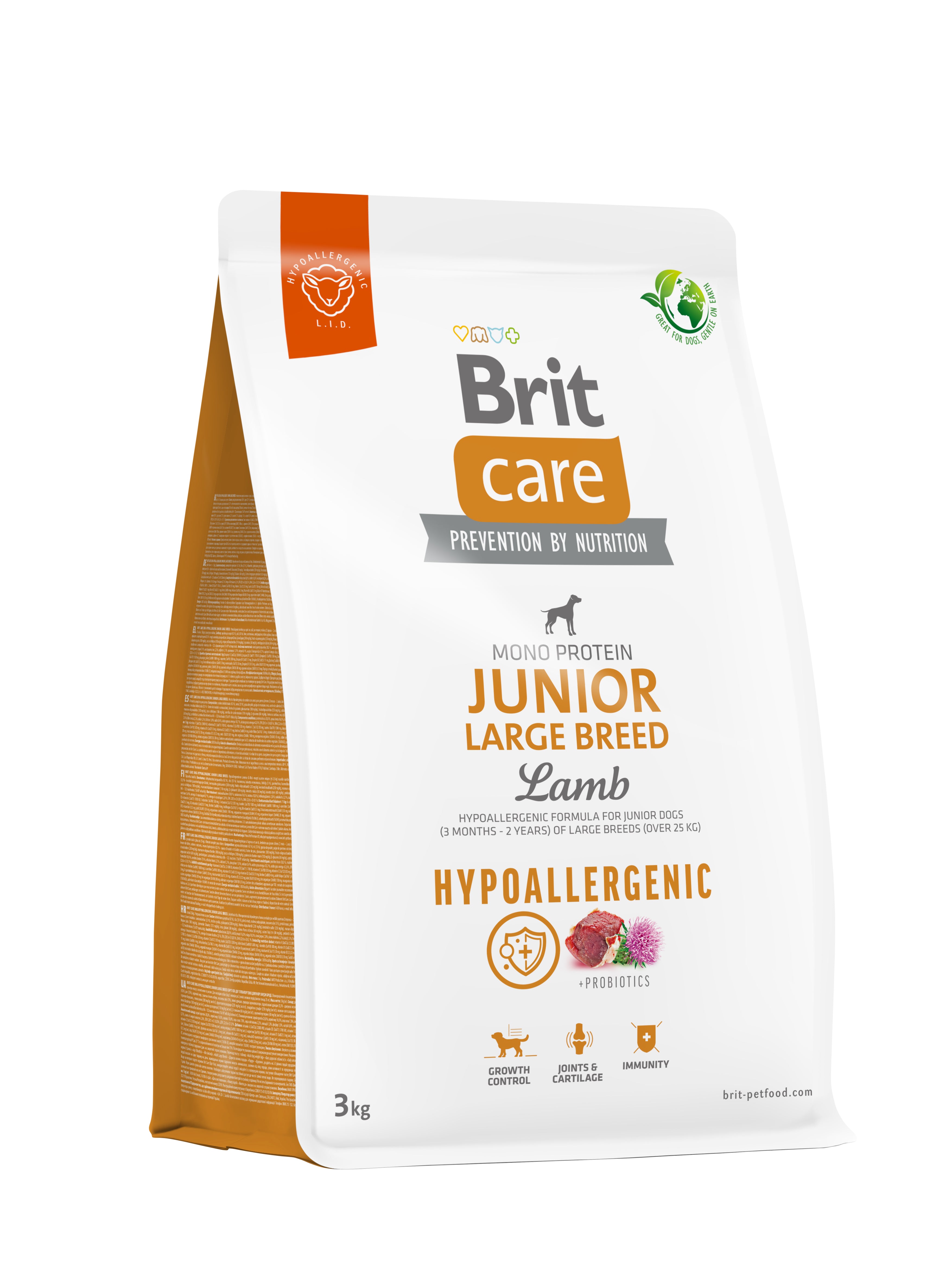 Brit Care Hypoallergenic Junior Large Breed Jagnięcina