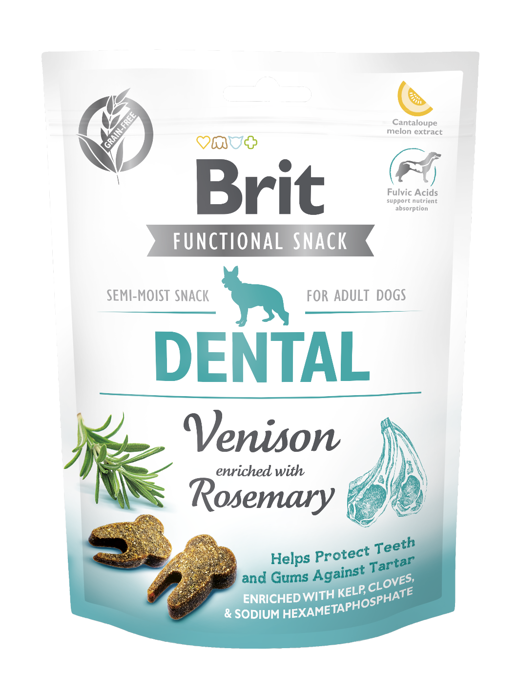 Brit Care Functional Snack Dental jeleń rozmaryn 150g