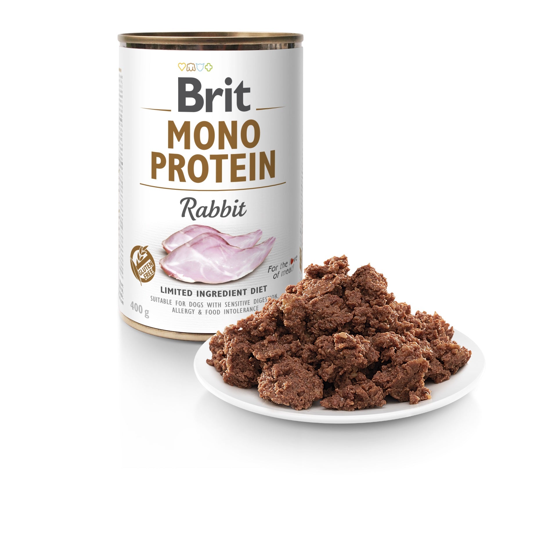 Brit Mono Protein Królik 400 g Karma Mokra dla Psów