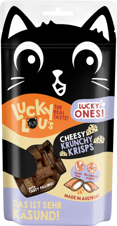 Lucky Lou Lucky Ones Krunchy Krisps Ser przysmaki dla kota 60g