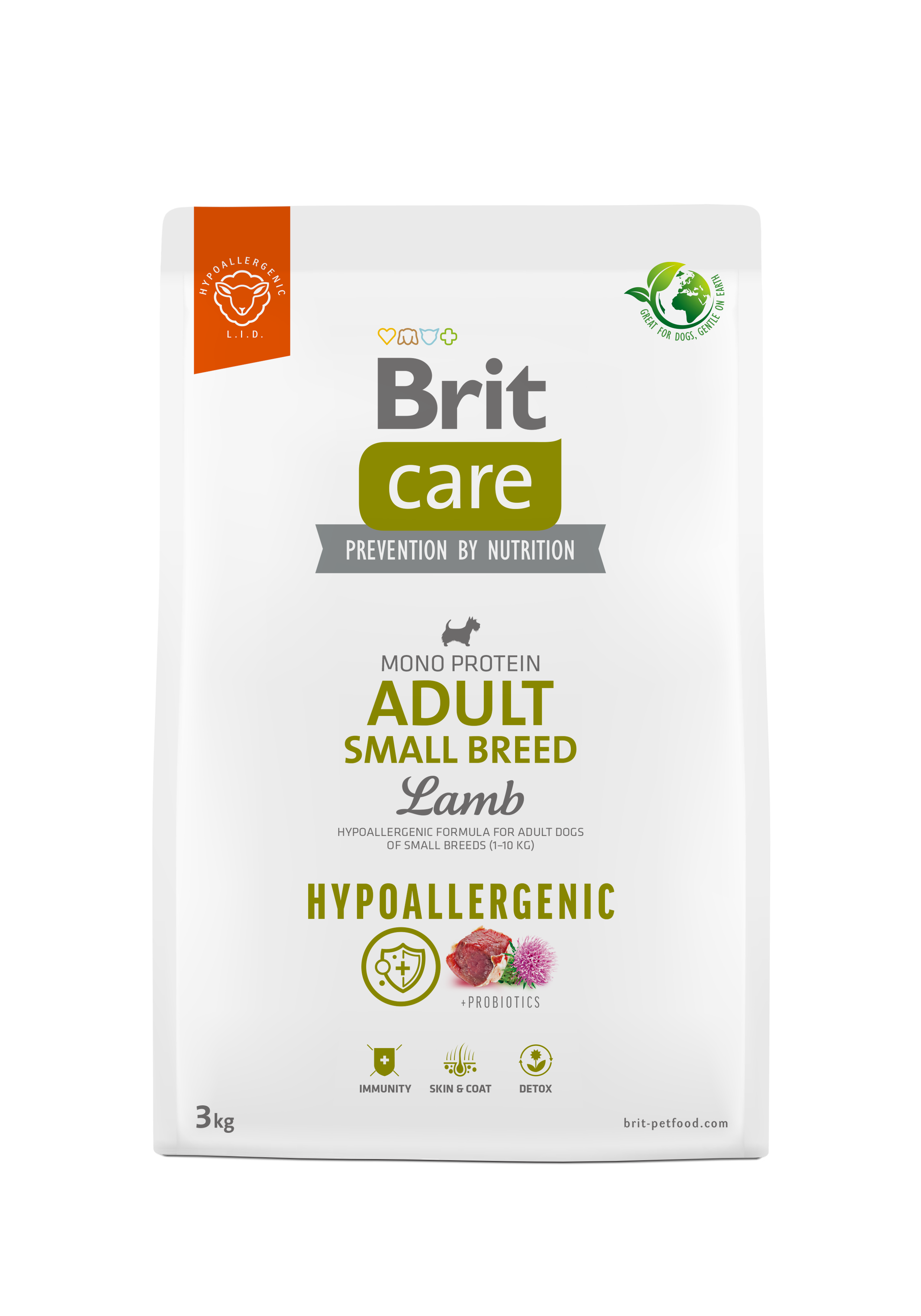 Brit Care Hypoallergenic Adult Small Breed Jagnięcina