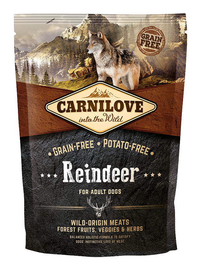 Carnilove Renifer Karma Sucha dla Dorosłych Psów 1,5 kg