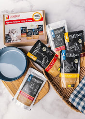 Liebesgut Cat Box Testowy – mokra karma dla kota 5x100 g