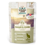 Wildes Land Cat Bażant i Kurczak 100g – karma mokra