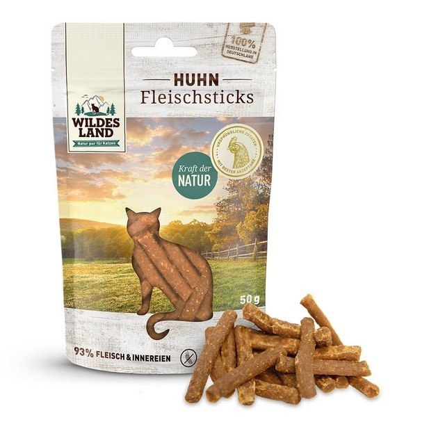 WILDES LAND CAT Fleischsticks Ente - patyczki z kaczki (50g)