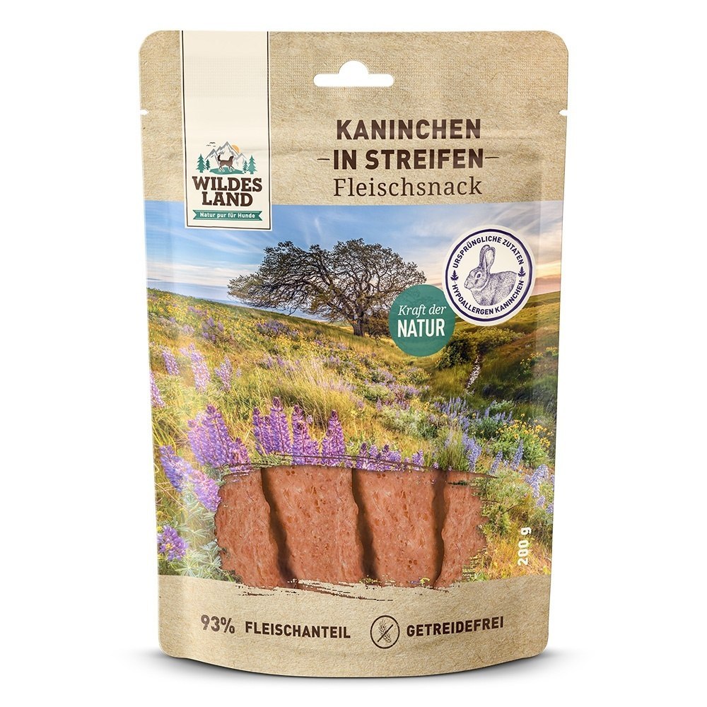 Wildes Land Królik w Paskach 200g przysmaki dla psa