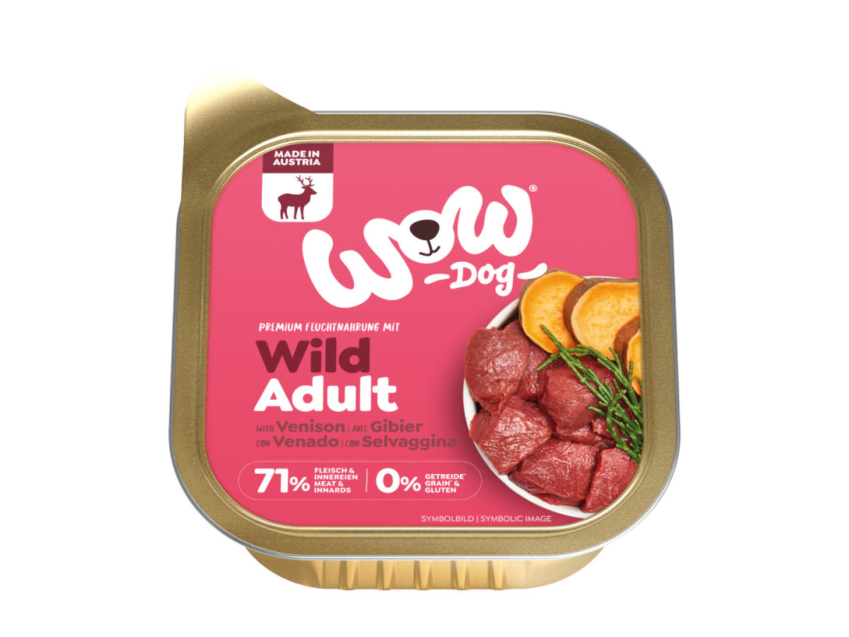WOW Wild Dziczyzna z Batatami 150g – mokra karma dla psa