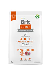 Brit Care Hypoallergenic Adult Medium Breed Jagnięcina i Ryż