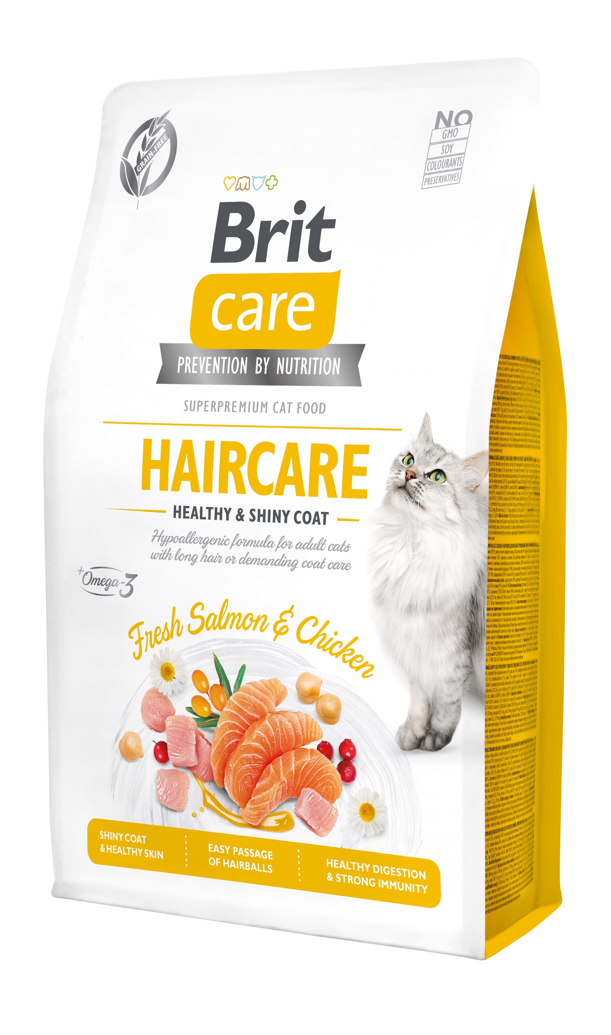 Brit Care Cat Grain-Free Haircare Łosoś i Kurczak 2 kg