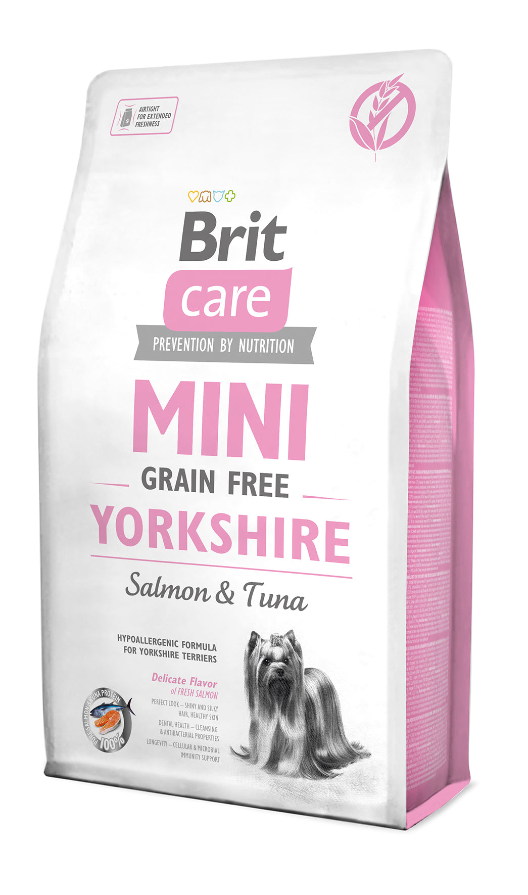 Brit Care Mini Grain-Free Yorkshire Łosoś i Tuńczyk 400g