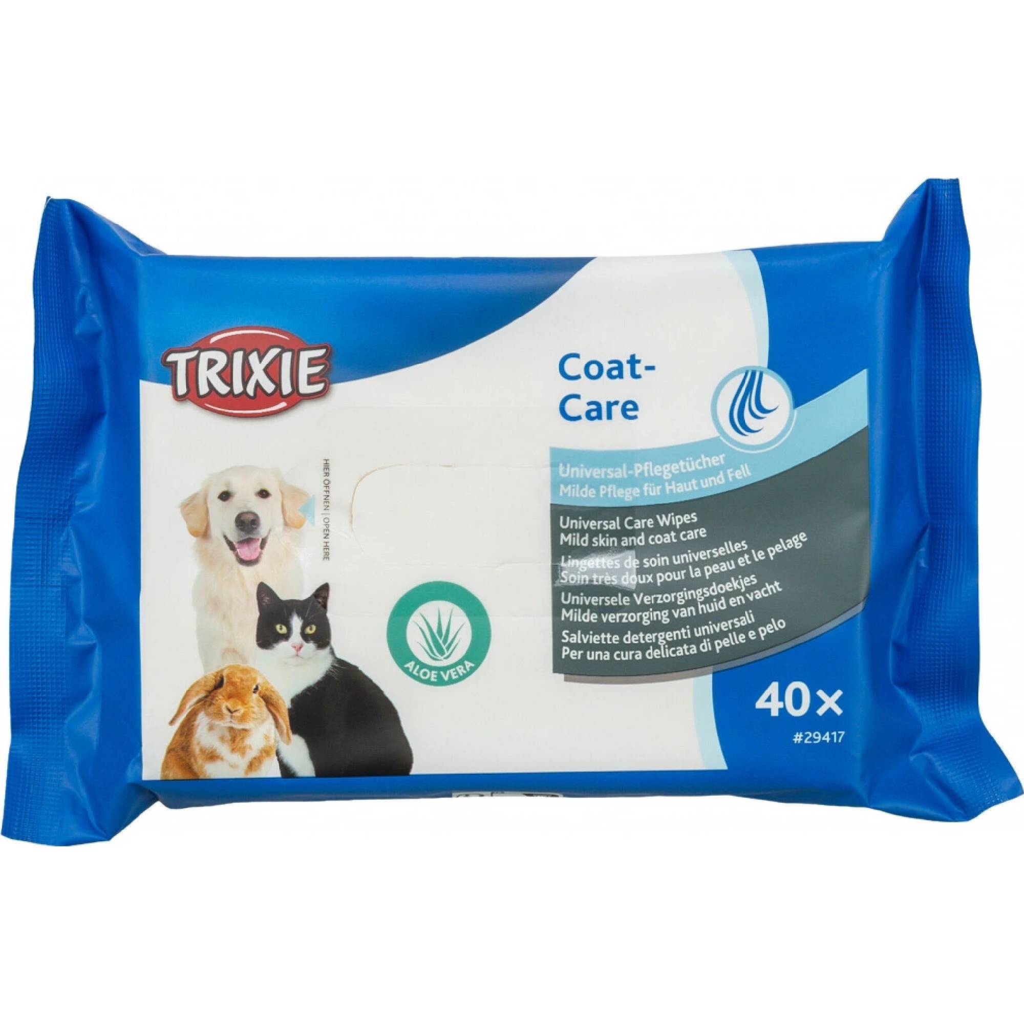 Trixie chusteczki do czyszczenia uszu psa kota 40 szt