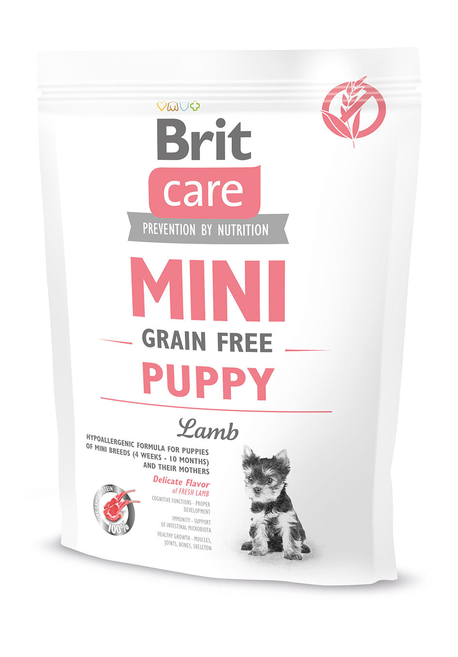 Brit Care Mini Grain-Free Puppy Jagnięcina Karma dla Szczeniąt 2 kg