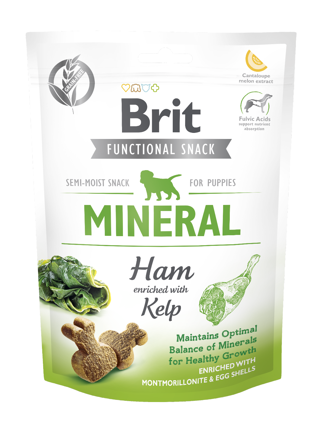 Brit Care Functional Snack Mineral szynka algi 150g