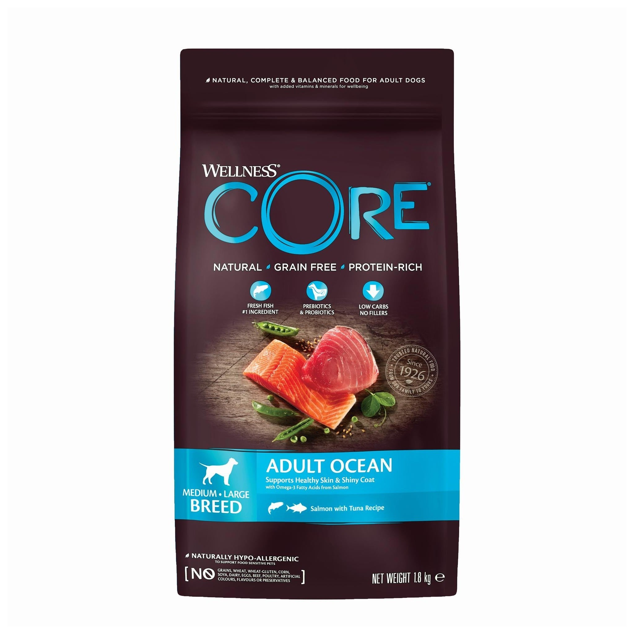 Wellness CORE Adult Ocean Łosoś i Tuńczyk 1,8 kg