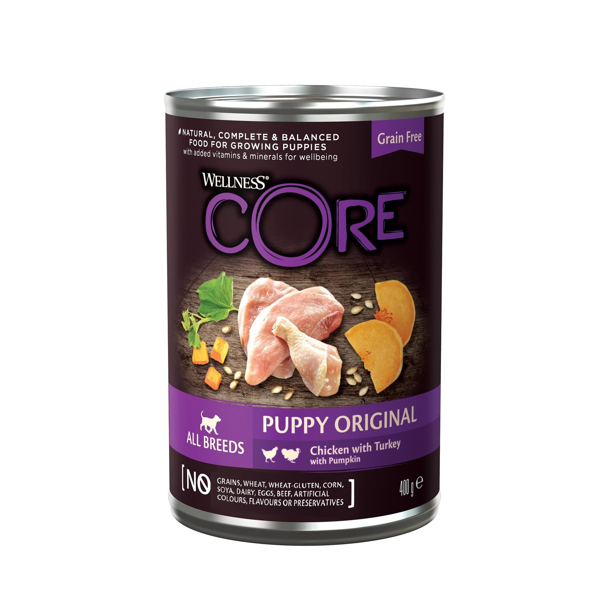 Wellness Core Puppy Kurczak Indyk Dynia 400g