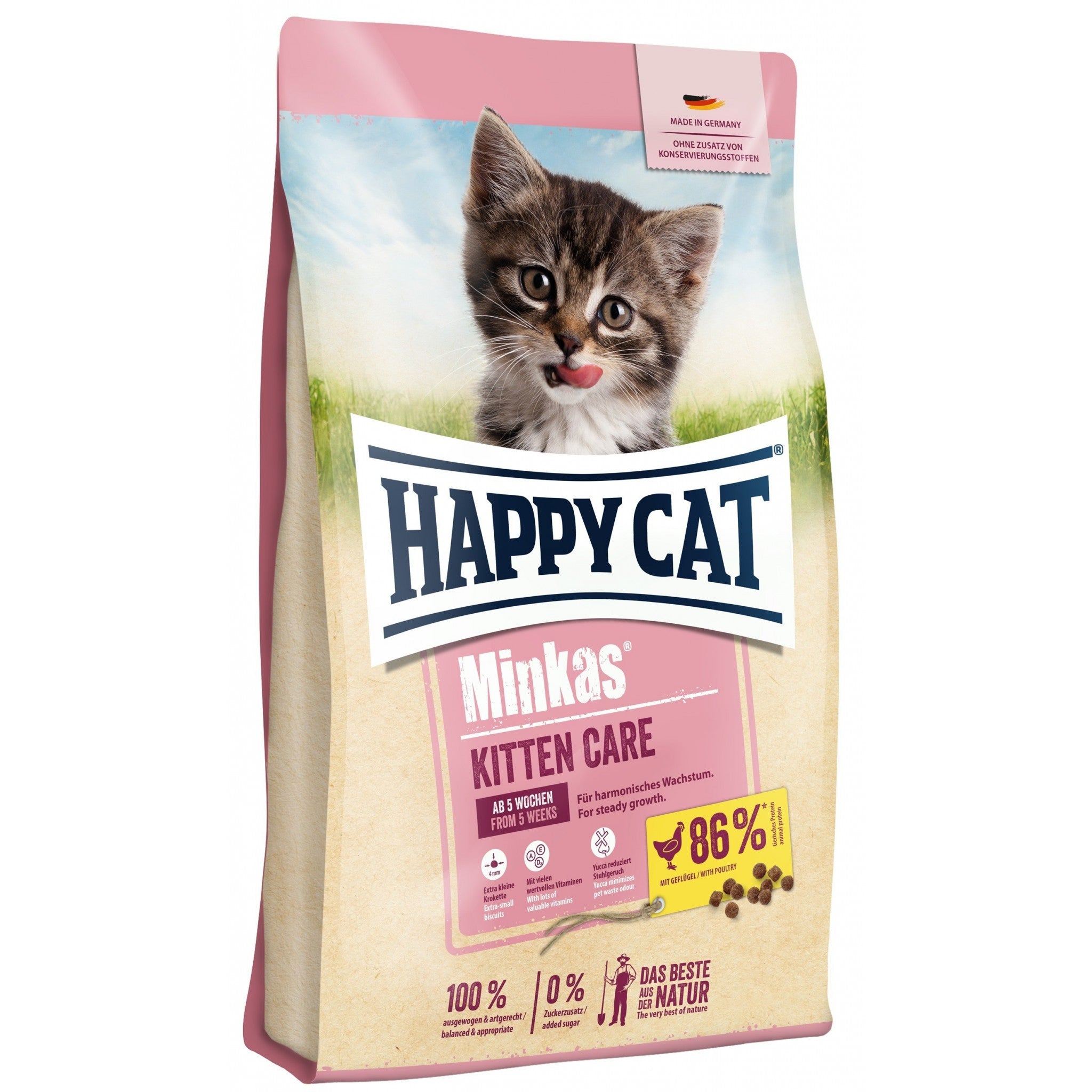 Happy Cat Minkas Kitten Care Drób Karma dla Kociąt